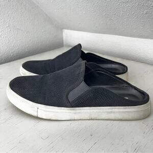 Steve Madden Zima black perforated textile slide size 9.5